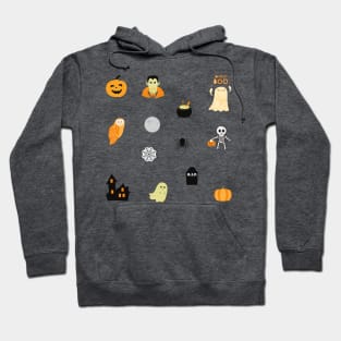 Cute Halloween Design Sticker Pack Hoodie